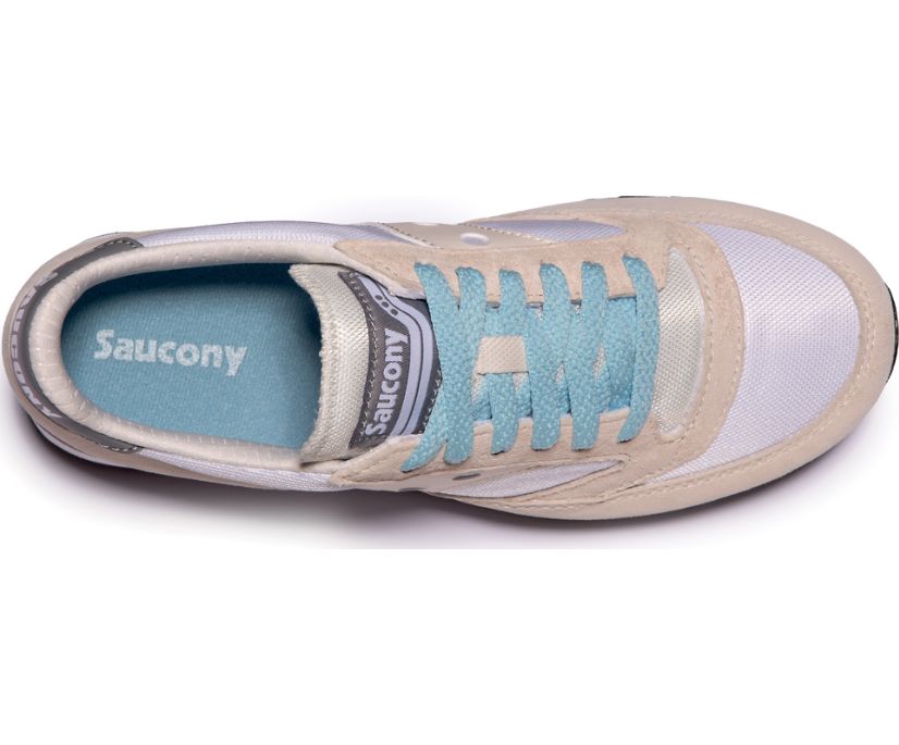 Saucony Jazz 81 Women's Originals White / Khaki / Grey | AU 022CTVE